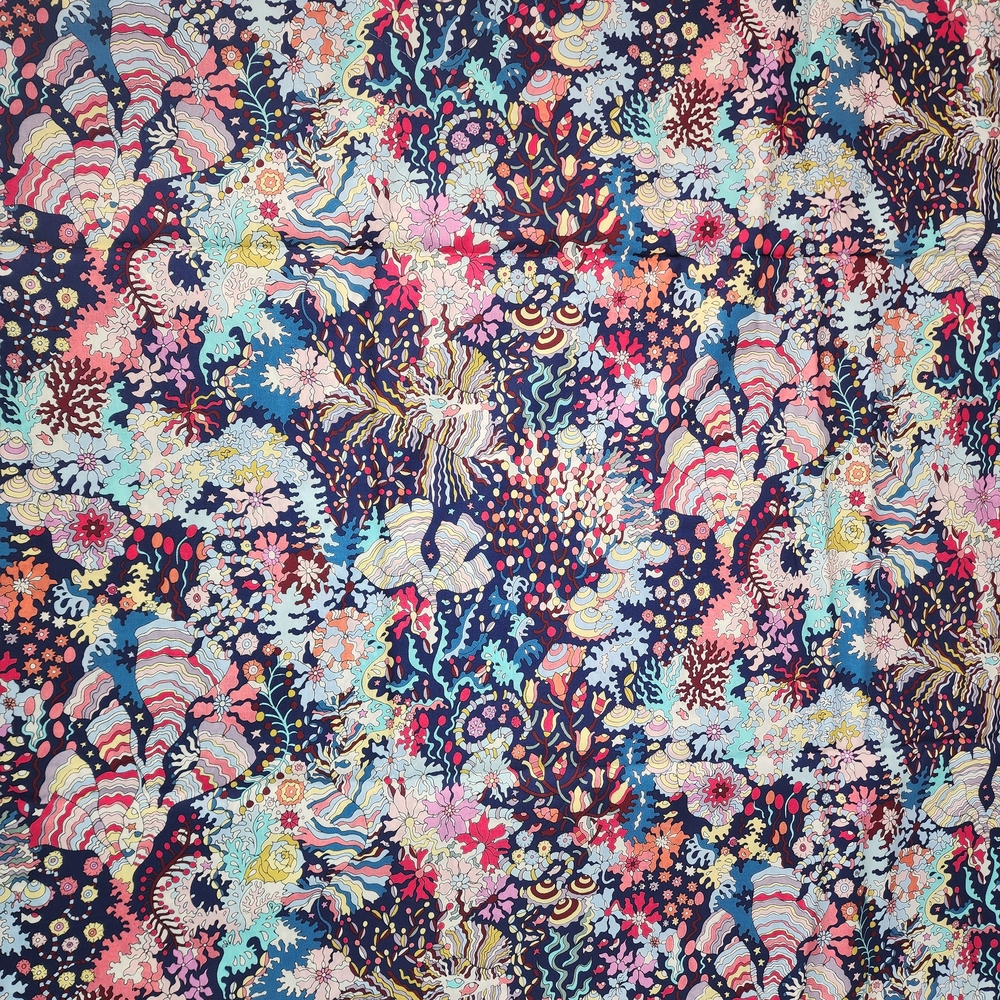 Colorful Abstract Patterned Fabric